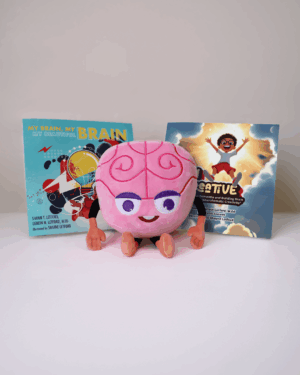 Brainolicious™ Book Package :  My Beautiful Brain Book + I Am Creative Book + Brain Plushie