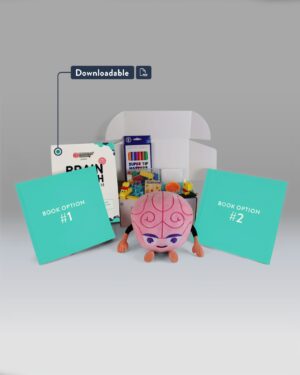 2 Books + Brain Health Curriculum + Creativity Box + Brain Plushie