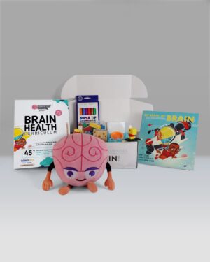 My Brain, My Brain, My Beautiful Brain Book + Brain Health Curriculum + Creativity Box + Brain Plushie